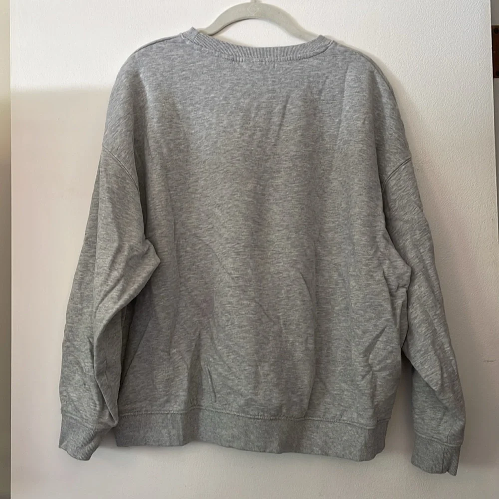 👽3/$30 SALE👽 H&M LOGG New York Printed Crewneck Sweatshirt Size Medium - Picture 3 of 7